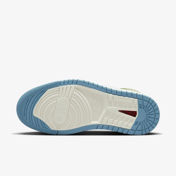 Air Jordan 1 Zoom CMFT 2 "Elektro Yeşil"  DV1305-433 - Resim 4