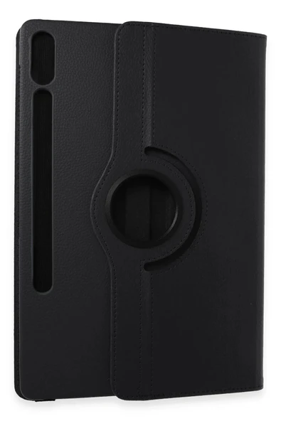 Litae Trend BFS Samsung Galaxy X610 Tab S9 FE Plus 12.4 Kılıf 360 Tablet Deri Kılıf - Siyah - Resim 2
