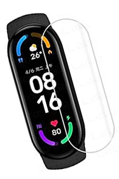 Litae Trend BFS Xiaomi Mi Band 5 Polymer Nano Ekran Koruyucu - Şeffaf - Resim 2