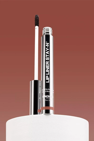 Sacheu Lip Liner Stay-n Soyulabilir Uzun Süre Kalıcı Dudak Çizgisi Belirginleştirici 02 MUAH-ve 3.5ML - 5