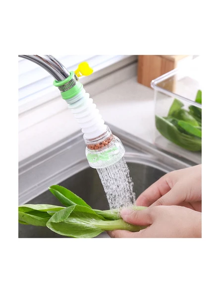 360 Derece Ayarlanabilir Dört Nesil Esnek Mutfak Lavabo Musluğu Genişletici Musluk - Resim 2