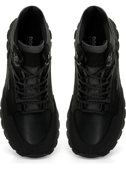 DOCKERS 237216 4PR SİYAH HAKİKİ DERİ SUYA DAYANIKLI WATERESİSTANT BOT - Resim 5