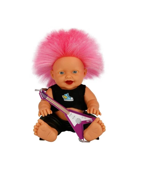 Punk Nil Bebek 23 cm 23495 Pembe Kirpi Saç ürün görseli