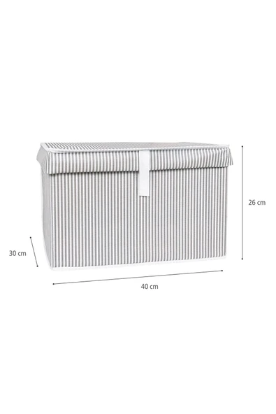 Alas Home Kapaklı Kutu Hurç Mini 40x30x26 Cm - Resim 2