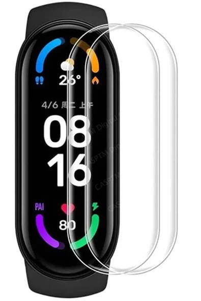 Litae Trend BFS Xiaomi Mi Band 8 Polymer Nano Ekran Koruyucu - Şeffaf - Resim 3