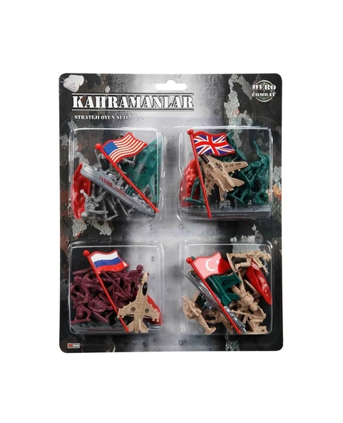 Asker Oyun Seti 4'lü ürün görseli 1