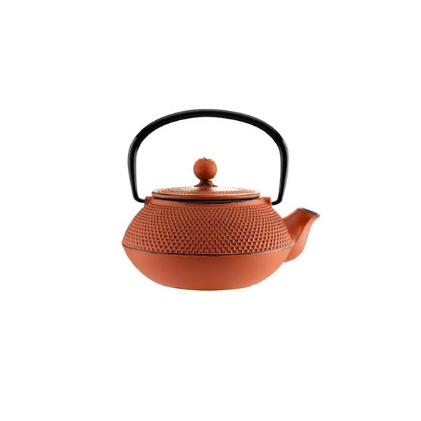 Taşev Linden Sümbül Turuncu 750 ml Döküm Demlik ürün görseli