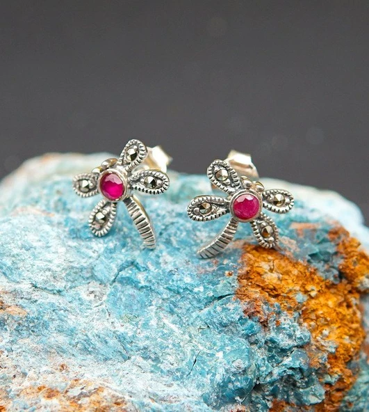 925 Ayar Gümüş Çocuk Küpesi skü00032 ürün görseli 1