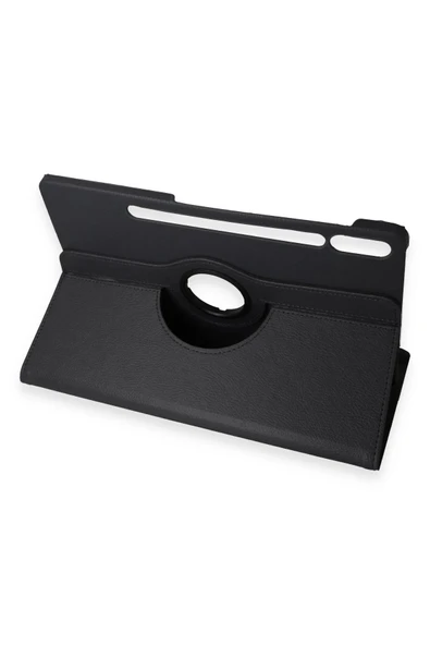 Litae Trend BFS Samsung Galaxy X610 Tab S9 FE Plus 12.4 Kılıf 360 Tablet Deri Kılıf - Siyah - Resim 4