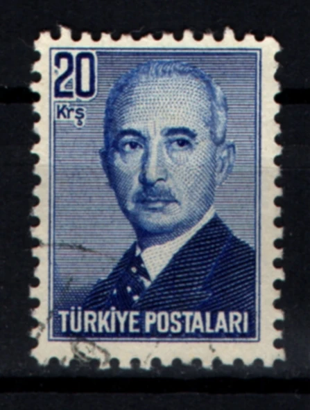 EABİ-1948 İnönü Posta Pulları 20 Kuruş (tp0527) İsfila 1568