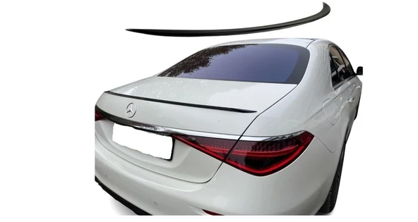 Mercedes W223 Uyumlu Piano Black Spoiler 2021+ - Resim 5