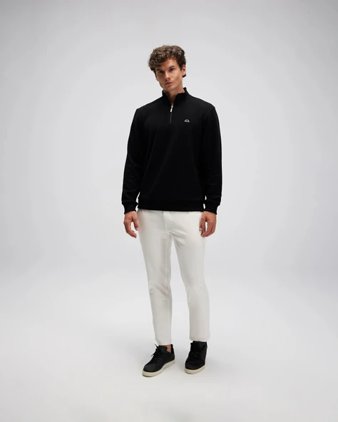 Ellesse Erkek Sweatshirt EM603-BK - Resim 5