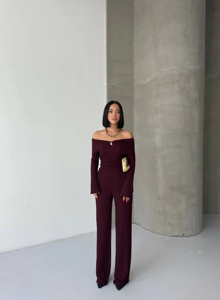 MADONNA YAKA ÖNÜ BROŞLU BÜRÜMCÜK TAKIM - Resim 3