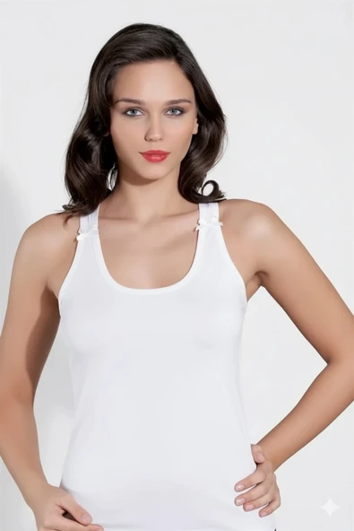 Şahinler Arkası Güpürlü Atlet B368 ürün görseli