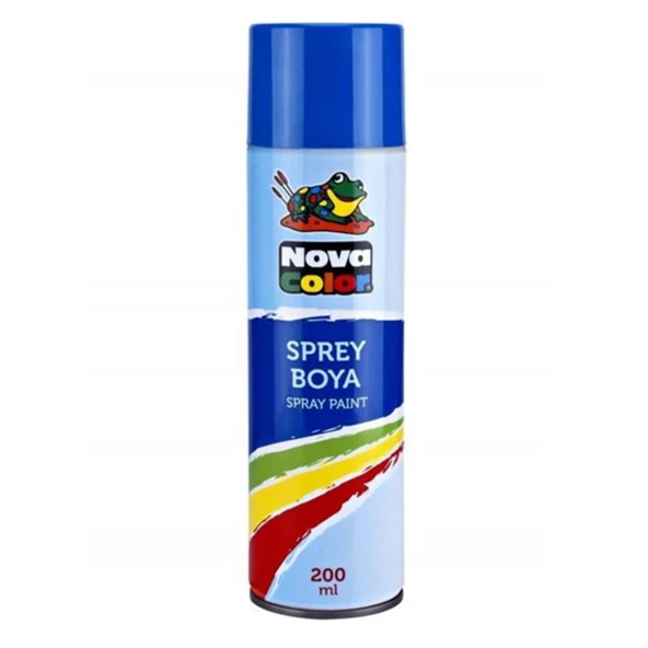Nova Color Sprey Boya 200 ML Mavi NC-802 ürün görseli