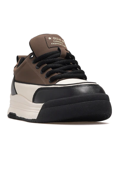 Guja 25K301 Kadın Hakiki Deri Parçalı Bağcıklı Sneaker Ayakkabı - Resim 10
