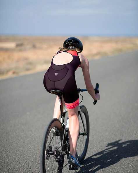 Santini X Ironman Büyük Beden Kadın Trisuit Towergelpad 9I776IMGCUPIO - Resim 8