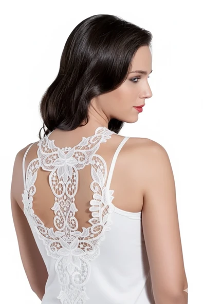 Şahinler Arkası Güpürlü Atlet B368 - Resim 2