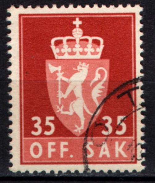 EABİ-Norveç  1955 Resmi Pul 35C (ws2029) ürün görseli