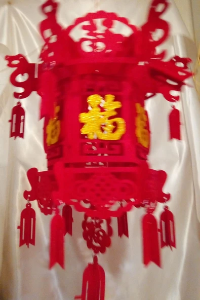 Feng Shui Ejderha Yılı Abajur Budha Buda Sokak Süsü Çin Feneri Japon Feneri Tak Koruyucu Noel - Resim 7