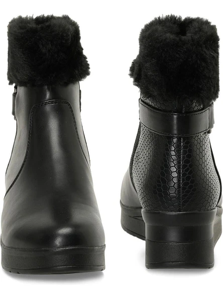 POLARİS 166605 4PR FERMUARLI KÜRKLÜ ANATOMİK KISA DÜZ BOT - Resim 7