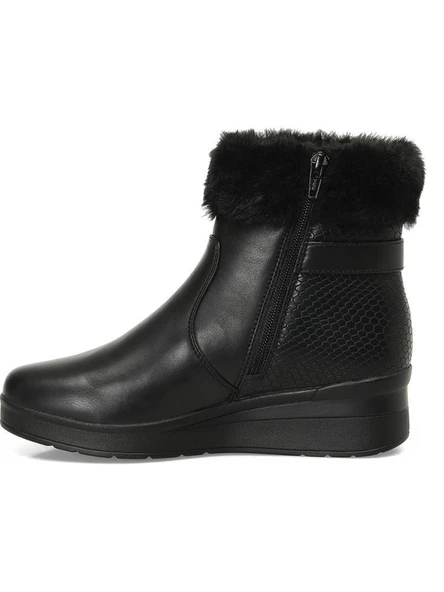 POLARİS 166605 4PR FERMUARLI KÜRKLÜ ANATOMİK KISA DÜZ BOT - Resim 5