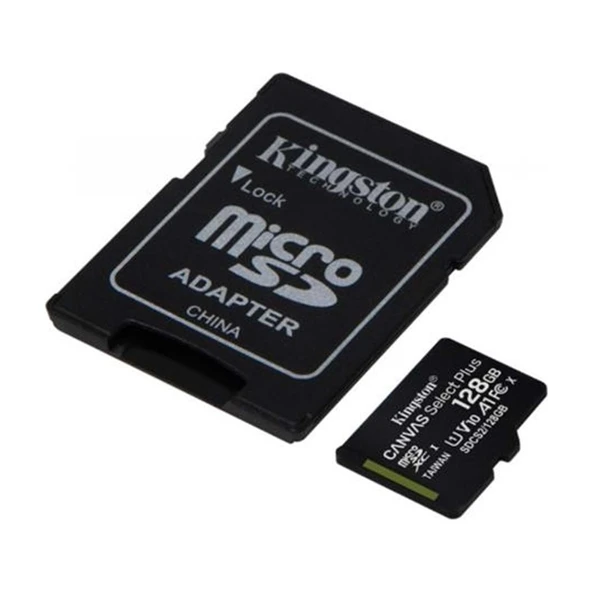 128 GB Kıngston Mıcro Sd Card CL10 Canvas Select Plus SDCS2/128GB ürün görseli
