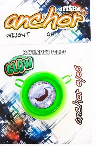 Anchor Melek Gözü [ Glowlu ]  SARI 200 Gr - 4