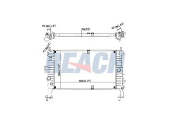Hyundaı Motor Su Radyatörü Otomatık Tucson 2015-2020 - Orjınal 25310d7600 ürün görseli