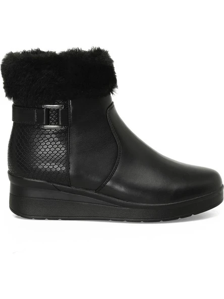 POLARİS 166605 4PR FERMUARLI KÜRKLÜ ANATOMİK KISA DÜZ BOT - Resim 3