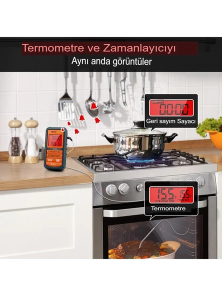 Cosmostech Thermo TP-06B Dijital Et Termometresi - 5