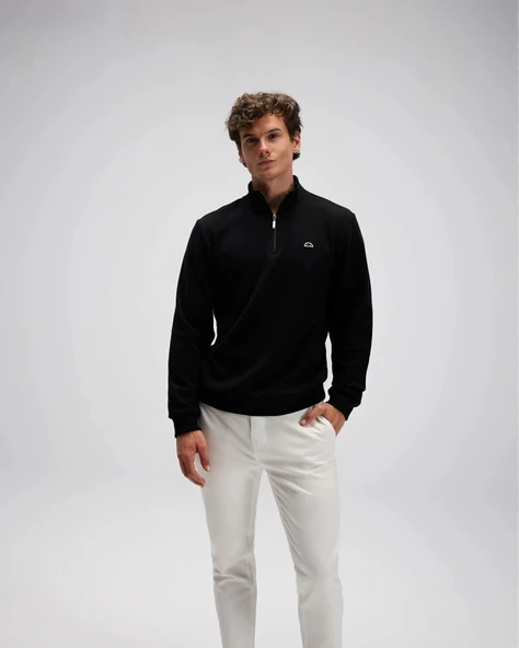 Ellesse Erkek Sweatshirt EM603-BK - Resim 4