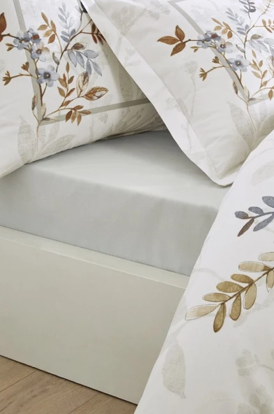 Özdilek Cuivre Gri Çift Kişilik %100 Pamuk Nevresim Takımı - 3