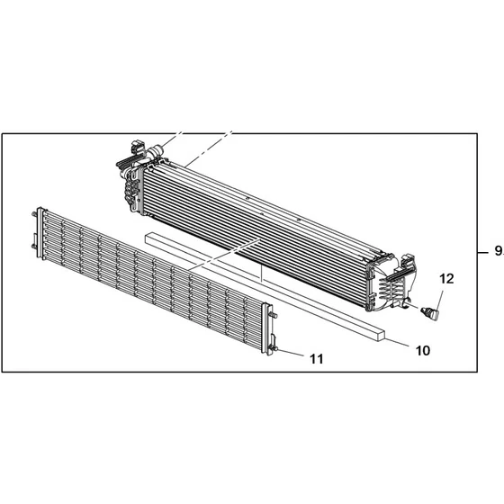 Opel Turbo Radyatoru Opel Astra K D15dvc F15dvc 16> - Psa 39239240 ürün görseli