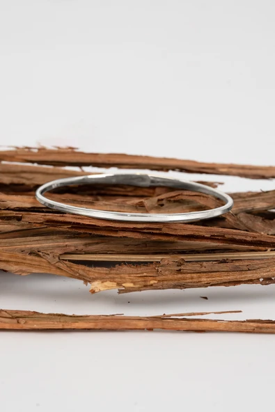 925 ayar gümüş kilidi zirkon taşlı lades bilezik  SGTL13040RODAJ - Resim 3