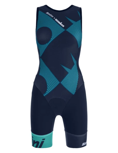 Santini X Ironman Büyük Beden Kadın Trisuit Towergelpad 9I776IMGCUPIO - Resim 4
