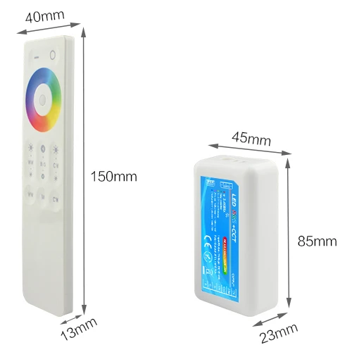Kontröl cihazi kutu DST 502 RGBW CCT uzaktan kumanda kablosuz bağlantı LED şerit kontrol adaptör - 4