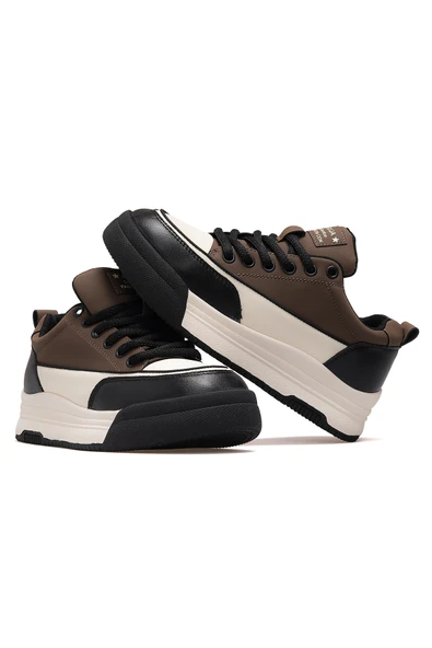 Guja 25K301 Kadın Hakiki Deri Parçalı Bağcıklı Sneaker Ayakkabı - Resim 12