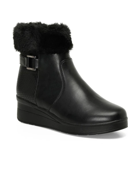 POLARİS 166605 4PR FERMUARLI KÜRKLÜ ANATOMİK KISA DÜZ BOT - Resim 4