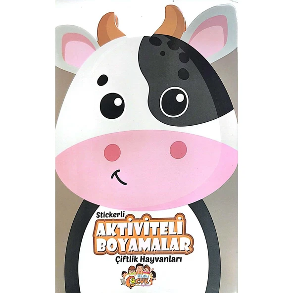 Stickerli Aktivite ve Boyamalar Çiftlik Hayvanları