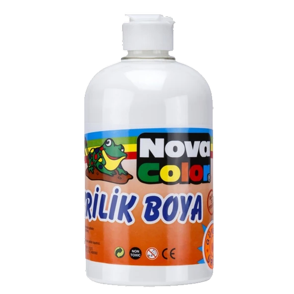 Nova Color Akrilik Boya 500 GR Beyaz NC-385 ürün görseli