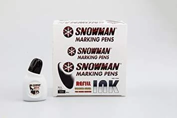 Snowman Tahta Kalem Mürekkebi 30 CC Siyah BN-1A S ürün görseli