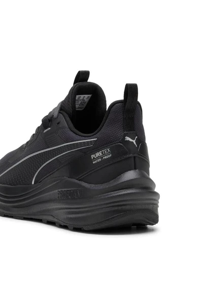Puma Flare Pro Trail PTX 312041 01 Unisex Su Geçirmez Yürüyüş ve Koşu Ayakkabısı Siyah Gümüş 36-45 - Resim 6