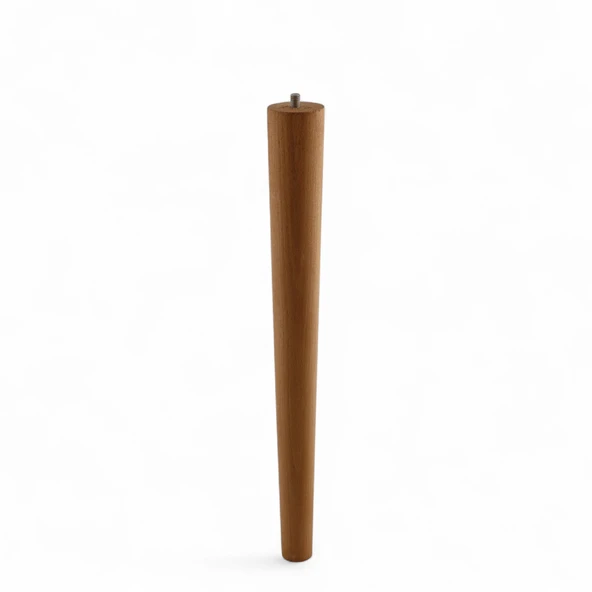 3 ADET Sehpa Masa Ayağı Ham Doğal Ahşap Kahverengi Boyalı Mobilya Aksesuar Modern Ayak Bohem 35 cm - Resim 7