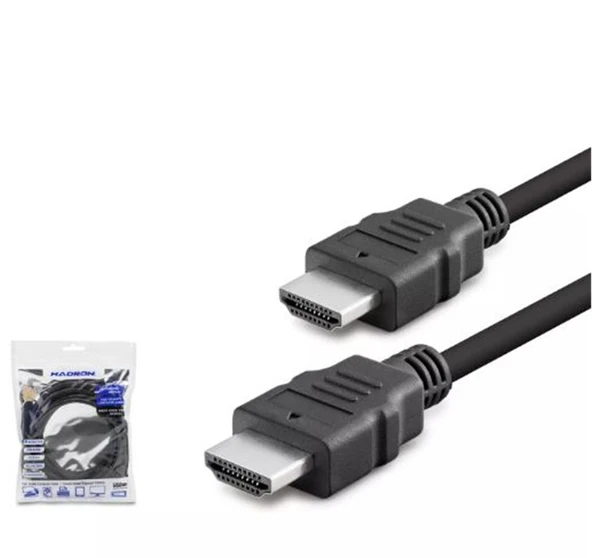 HADRON HDX2005 HDMI (M) TO HDMI (M) KABLO PVC 3M SİYAH ürün görseli