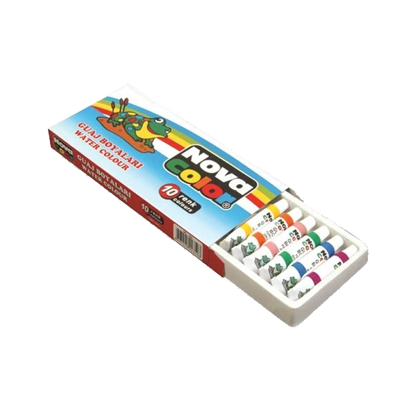 Nova Color Guaj Boya Tüp 10 Renk NC-102 ürün görseli