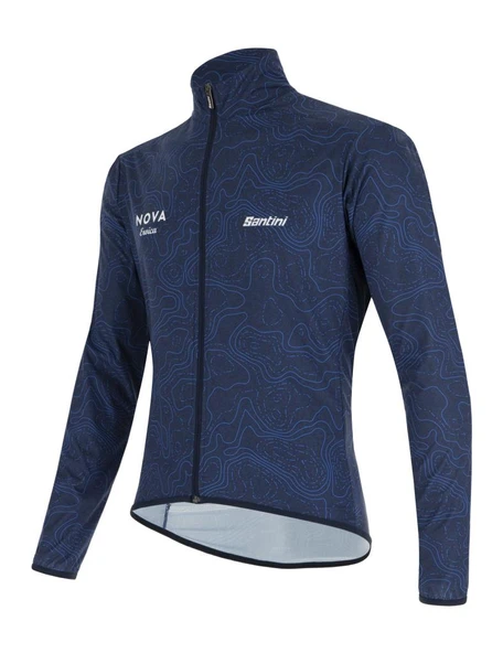 Santini EROICA NEBULA ARTE Erkek Rüzgarlık Bisiklet Ceketi ER33275NEBULARTE - Resim 2