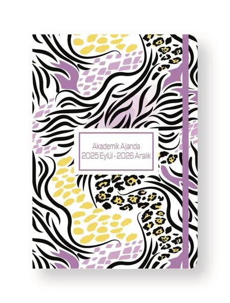Lizy 2025 Eylül - 2026 Aralık CİLTLİ Akademik Ajanda Tasarım-4 ürün görseli 1