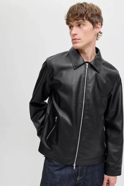 Jack Jones Casablanca Pu Erkek Ceket 12278839 - Resim 3