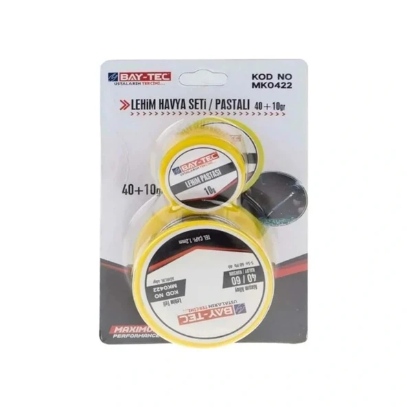 Baytec Mk0422 Lehim Havya Seti Pastalı 40+10 Gr ürün görseli 1